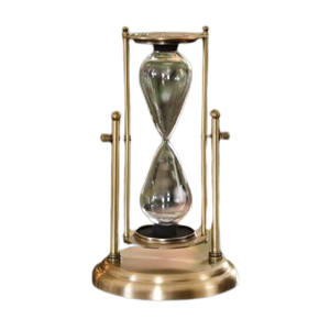 Vente en gros sablier élégant classique fantaisie en métal et bois fait à la main personnalisé moderne élégant unique logo personnalisé imprimé - Product Image 6