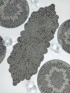 Set de table luxueux fait main avec des perles, antidérapant - Product Image 3