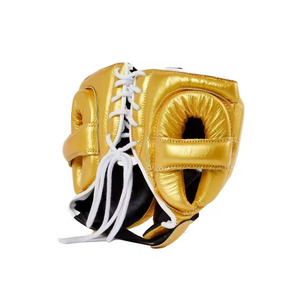 Nuevo profesional de alta calidad de cuero de vaca guantes de boxeo ganadores protector de cabeza, protector de ingle y guante de enfoque juego de combate ganador - Product Image 5