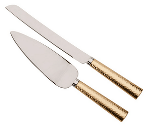 Servidores de queso y cuchillo Asas de rama de oro Juego de cubiertos hechos a mano de acero inoxidable de alta venta Hecho en India Mayorista de productos - Product Image 6