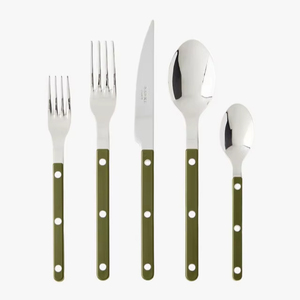 Ensemble de couverts cuillère, fourchette et couteau, ensemble de couverts de qualité supérieure, manche en résine, disponible à un prix de marché abordable - Product Image 1