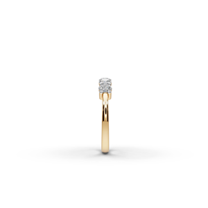 1.00 Ct Five-Stone Lab-Grown Diamond <b>Ring</b> Elegant and Stylish Jewelry <b>for</b> <b>Men</b> and Women - Product Image 3