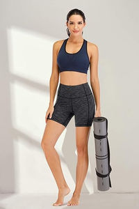 Women's High-Waisted Seamless Acid Wash Gym Shorts Breathable Cotton <b>Sexy</b> Fitness Yoga <b>Leggings</b> Wholesale Quick Delivery - Product Image 5