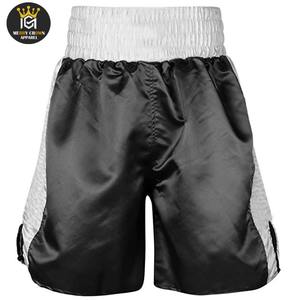 Pantalones cortos de boxeo de poliéster hechos a medida de alta calidad, ropa deportiva Muay Thai Kickboxing MMA, servicio OEM disponible para ropa de artes marciales - Product Image 3