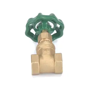 Body Type Brass Gate valve wholesale Support OEM DN15-DN50 Thread Brass Material Gate Valve