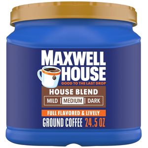 แม็กซ์เวลล์ เฮ้าส์ เบลนด์ กาแฟคั่วกลางบดละเอียด บรรจุกระป๋อง 24.5 ออนซ์ - Product Image 1