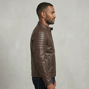 Chaqueta de Cuero Personalizada para Hombre, con Costuras de Textura Suave, Ajuste Cómodo, Diseños Personalizados, Prenda de Moda en Cuero Premium y Duradero - Product Image 3