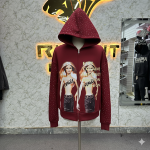 Étiquette personnalisée de vente chaude maintenant disponible à bas prix sweat à capuche zippé imprimé fabriqué en usine sweats à capuche à bas prix pour hommes sweats à capuche pour hommes - Product Image 4