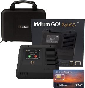 Point d'accès WiFi par satellite GO Exec abordable, messagerie vocale - Product Image 1