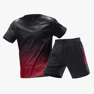 Conjuntos de 2 piezas a la moda para hombre, Polo de manga corta informal de verano y chándal de punto sólido para hombre - Product Image 4