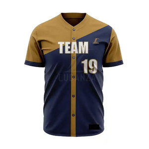 Ropa deportiva y de ejercicio de talla grande personalizada, recién llegado, conjunto de uniforme de béisbol transpirable para equipos - Product Image 4