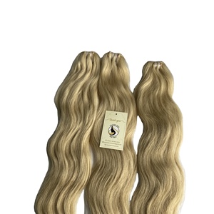 Extensions de cheveux Remy 100% naturels, Extensions de cheveux vierges et ondulés, offre spéciale - Product Image 1