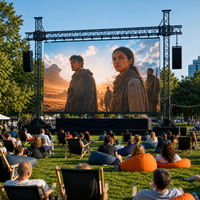 Panel LED Ultra HD P3.91 Resistente al Agua para Eventos de Música y Espectáculos en Vivo, Precio de Alquiler