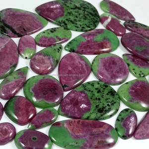 Lot en gros de cabochons de zoïsite rubis naturelle, pierres précieuses en quartz faites à la main, pierres précieuses en vrac à prix compétitif - Product Image 6