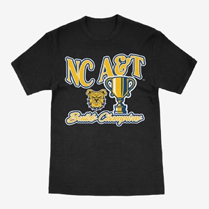 T-shirt unisexe respirant grande taille en coton premium avec logo frontal et manches courtes pour le championnat A&T – Style universitaire - Product Image 3