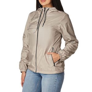 Chaqueta Cortavientos Impermeable para Mujer, Diseño Nuevo, Alta Calidad, Transpirable, Secado Rápido, Ecológica, Acolchada, Reversible, con Capucha, Personalizable - Product Image 5