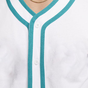 El más nuevo estilo de poliéster personalizado hecho Jersey de béisbol Plain Regular Fit Jersey de béisbol de costura de alta calidad - Product Image 5