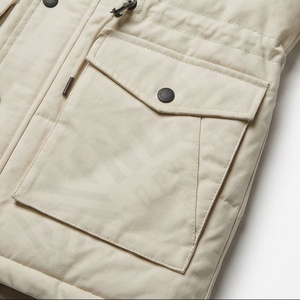 Parka d'hiver pour homme, coupe-vent, couleur unie, veste à fermeture éclair, réversible, imperméable, style décontracté élégant, manteaux thermiques isolés - Product Image 5