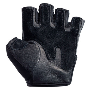 Gants de fitness demi-doigts en néoprène pour hommes Gants d'haltérophilie en cuir de couleur unie pour la gymnastique, le cyclisme et le ski - Product Image 5