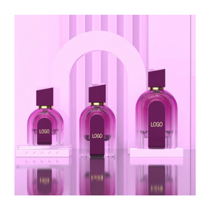 Botella de perfume de vidrio moderna y lujosa, disponible en tamaños de 30 ml, 50 ml y 100 ml, perfecta para aromas personales, con empaque profesional. - Product Image 2