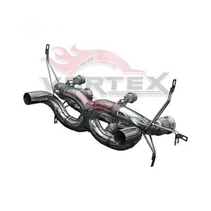 Système d'échappement Catback en acier inoxydable poli miroir Vortex pour Lamborghini Huracan EVO 5.2L avec système de tuyaux d'échappement à soupapes - Product Image 3