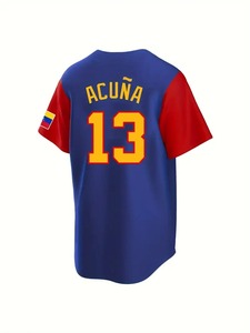 Camisetas de Fútbol Personalizadas con Bordado de Letras y Sublimación, Cuello en V, Transpirables, 100% Poliéster, Unisex, para Softbol - Product Image 3