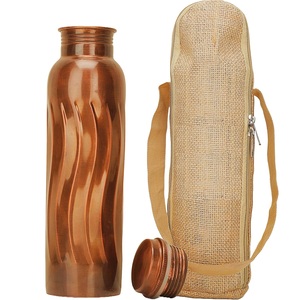 Elegant Product Copper <b>Water</b> <b>Bottle</b> with Jute Bag Highly Remarkable Drinkware Accessories Available with Super Design for Sell - Product Image 3