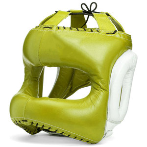 Casco de seguridad profesional para protectores de cabeza de boxeo Protección de cabeza Casco de boxeo de seguridad Casco de cabeza de cuero genuino para boxeo - Product Image 4
