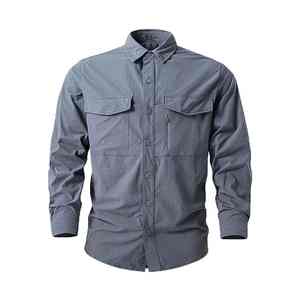 Nouveauté Chemises de pêche uniques et tendance, imperméables, UPF 50, personnalisables, fermeture à boutons, respirantes, séchage rapide, confortables - Product Image 4