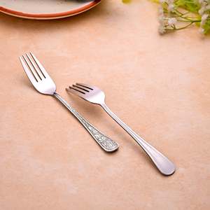 Silver Aura Set of 2 <b>Dessert</b> <b>Forks</b> - Product Image 4