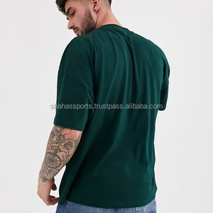 Camiseta de algodón 100% de alta calidad Unisex de talla grande personalizada para hombre, camiseta personalizada de talla grande - Product Image 2