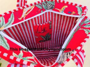 Sac fourre-tout écologique Sacs d'épicerie matelassés de grande capacité Sac de voyage lavable imprimé floral - Product Image 5