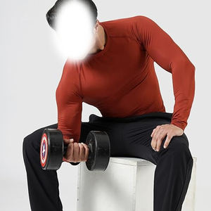 T-shirt de compression pour homme à manches longues Quick Rush Guard Sportswear pour la course à pied Gym & Workout Tissu tricoté Vêtements d'entraînement - Product Image 3