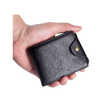 Cartera Larga de Lujo para Hombre, de Cuero Genuino de Alta Calidad, con Cierre, Impermeable, con Bloqueo RFID, Tarjetero Retro, Logotipo OEM Personalizado
