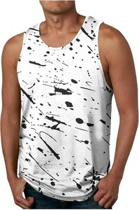 Classic Pattern 3D Printed Tank <b>Tops</b> For Men Fashion <b>Summer</b> <b>Sleeveless</b> Casual New Men Undershirts Tank Oversized <b>Tops</b> Polyester - Product Image 3