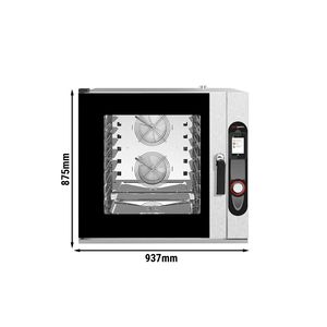 Four combiné électrique commercial pour boulangerie - Commandes à écran tactile - 6x EN 600x400 - incl. Système de lavage automatique - Product Image 2