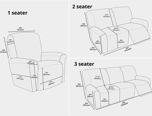 Wholesale Elastic Anti-Slip Recliners <b>Chair</b> Covers Jacquard Custom Sofa Slipcovers From Vietnam Factory Direct For Living Room - Product Image 2