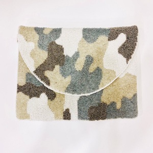 Pochettes perlées dernier modèle Sac de pochette brodé à la main coloré personnalisé pochettes de perles de rocaille uniques pochettes personnalisées - Product Image 5