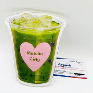 Palette de cils magnétique personnalisée en acrylique pour extensions de cils, motif girly matcha, durable, marque privée - Product Image 1