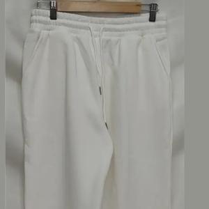 Custom Logo Printing Sweat Pants Men 100% Cotton Terry Drawstring <b>Trousers</b> Stacked Sweat Pants Men <b>Elastic</b> <b>Waist</b> Cotton Made - Product Image 5