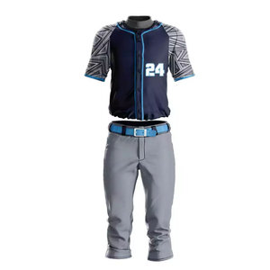 Uniforme de Béisbol y Sóftbol Personalizado para Hombre, Transpirable, con Logotipo del Equipo Impreso, Conjunto Deportivo, Uniforme de Béisbol OEM - Product Image 1