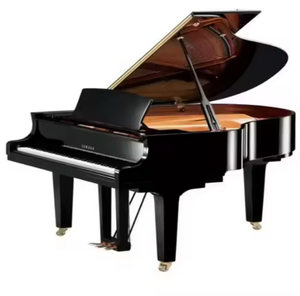 Piano de cola electrónico C1X PE en oferta con acabado en ébano pulido y tapa de abeto, listo para enviar - Product Image 1