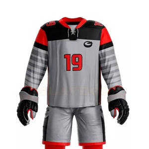 Conjunto de uniforme de hockey sobre hielo con logotipo personalizado 2023 Producto al por mayor más vendido con nuevo diseño - Product Image 4