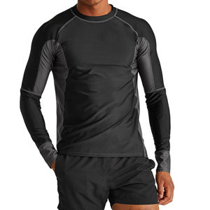 Tissu de haute qualité fait hommes Rash Guard à des prix abordables manches longues séchage rapide hommes Rash Guard en plusieurs couleurs - Product Image 1
