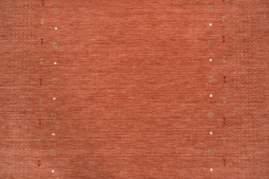 Burnt Orange Gabbeh <b>Rug</b> Minimal Tribal Wool Area <b>Rug</b> <b>Boho</b> Terracotta Home Decor Large Floor Carpet 3020 - Product Image 5