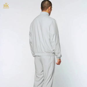 ชุดวอร์มผ้าฟลีซสำหรับผู้ชายกางเกงวิ่งมีฮู้ดแบบมีซิปมีฮู๊ดผ้า31% โพลีเอสเตอร์สีชมพู69% ดีไซน์แบบ OEM - Product Image 5