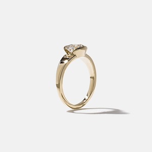 Vente en gros de bague en diamant cultivé en laboratoire de 1 carat pour femme en or massif 14K VVS2 Clarity Brilliant Cut IGI Certified Minimalist Supplier - Product Image 4