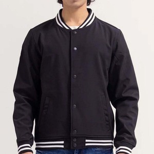 Chaqueta Universitaria de Moda para Hombre, Diseño Nuevo, Algodón y Poliéster, Cierre de Botones, Bolsillos, Chaqueta Universitaria de Béisbol - Product Image 4