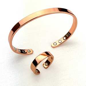 2025 Trendy Wholesale Christian Famous Jewelry Simple Design Pure flat <b>copper</b> ring for Men & Women Chunky Ring For Women's - Product Image 2