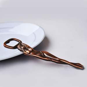 Ouvre-bouteille en laiton massif fait à la main Barware utilisé Bronze fini Champagne ouvre-bouteille promotionnel ouvre-bouteille de vin bière - Product Image 2